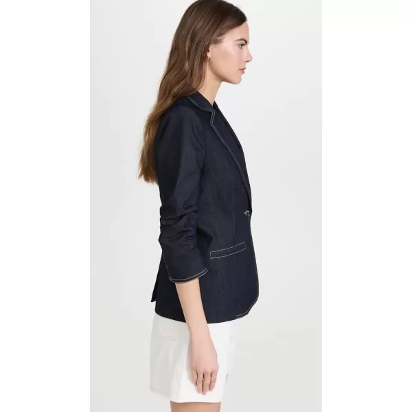 Cinq  Sept Womens Denim Khloe BlazerIndigo Denim