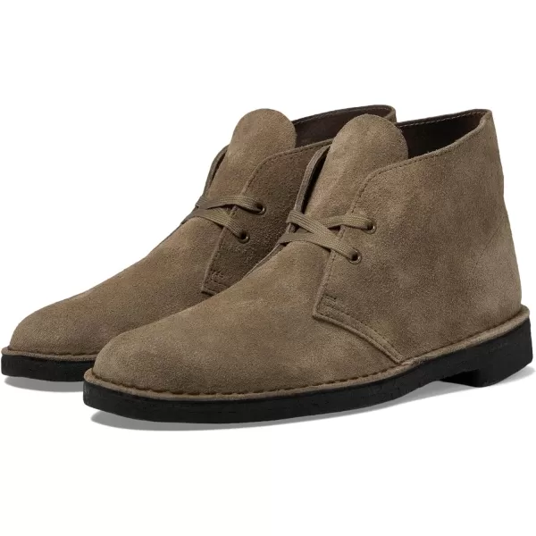 Clarks Mens Desert Chukka BootDark Grey Suede