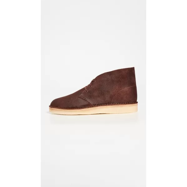 Clarks Mens Desert Coal Chukka BootBritish Tan Suede