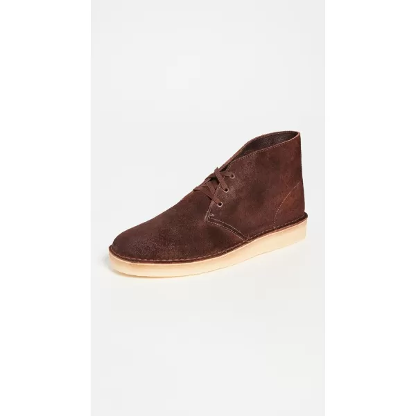 Clarks Mens Desert Coal Chukka BootBritish Tan Suede