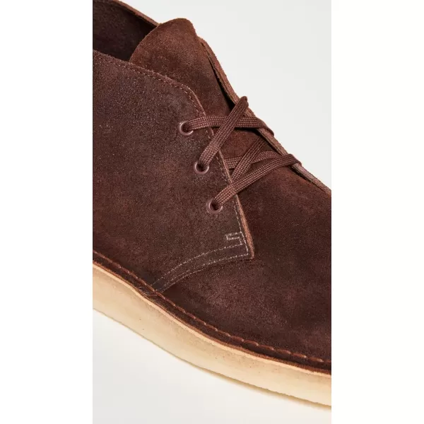 Clarks Mens Desert Coal Chukka BootBritish Tan Suede