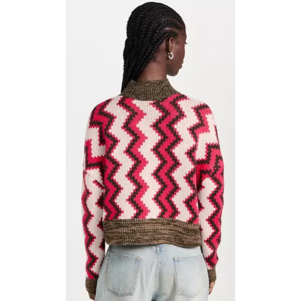 Closed Womens Cropped Halfzip Long SleeveMulti Color