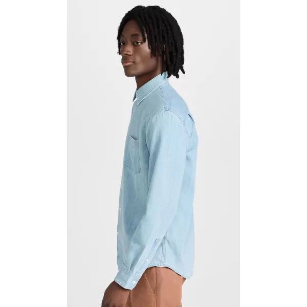 Club Monaco Mens Clean Denim ShirtIndigo