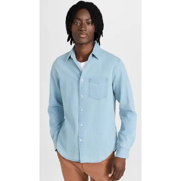 Club Monaco Mens Clean Denim ShirtIndigo