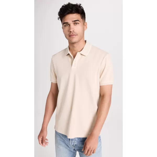 Club Monaco Mens Linear Tipped PoloSilver Birch