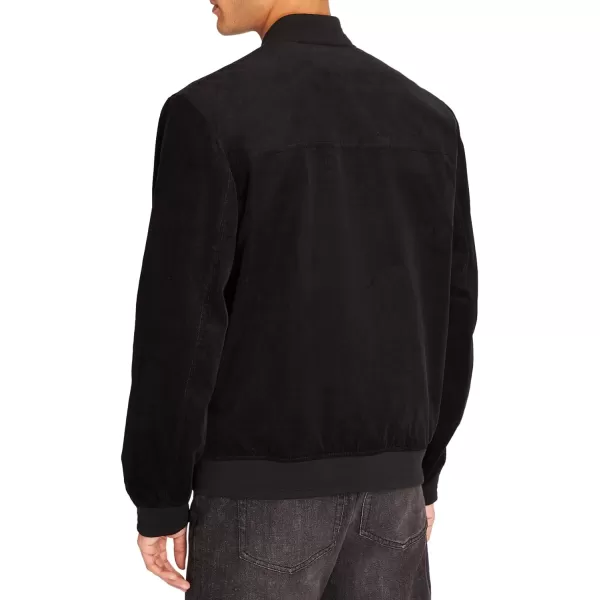 Club Monaco Mens Pinwale Corduroy ShirtBlackNoir