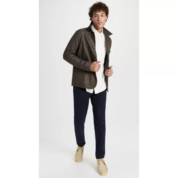 Club Monaco Mens Pinwale Corduroy ShirtCream