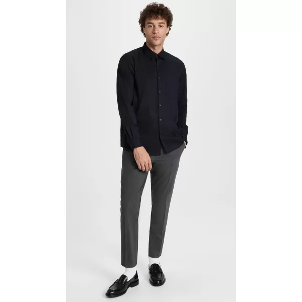 Club Monaco Mens Refined Wool ShirtNavy