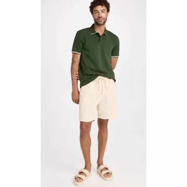 Club Monaco Mens Tipped Collar PoloGreen