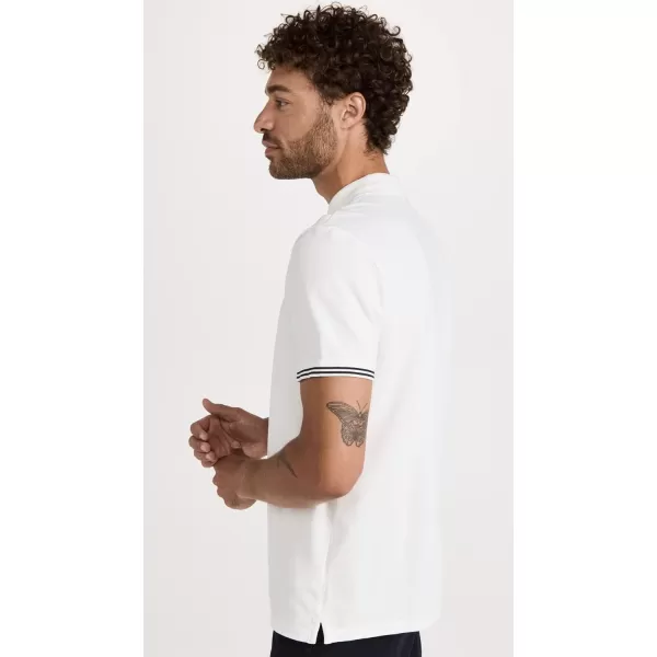 Club Monaco Mens Tipped Collar PoloWhite