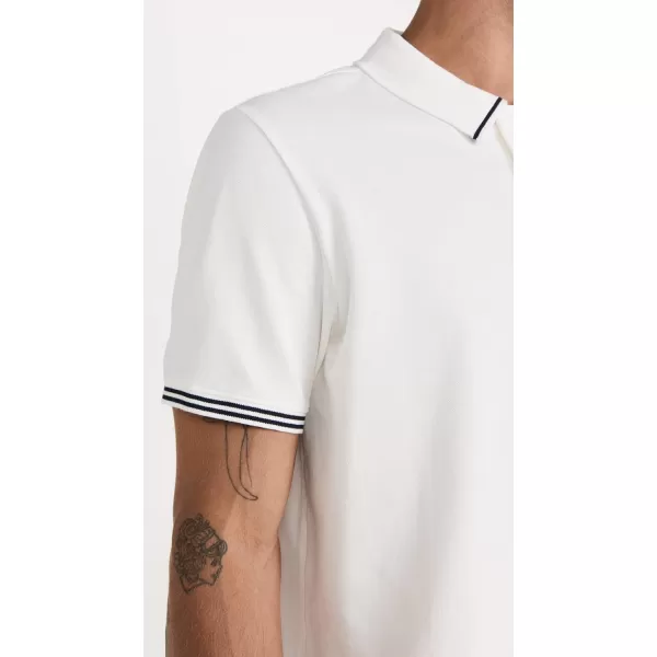 Club Monaco Mens Tipped Collar PoloWhite