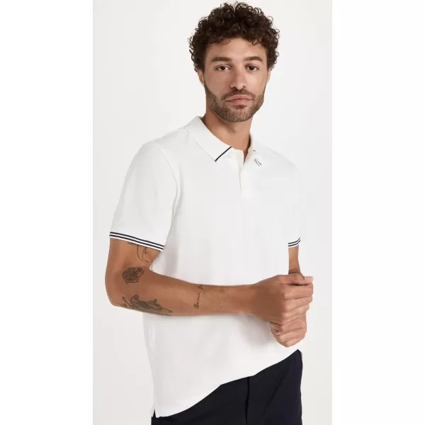 Club Monaco Mens Tipped Collar PoloWhite