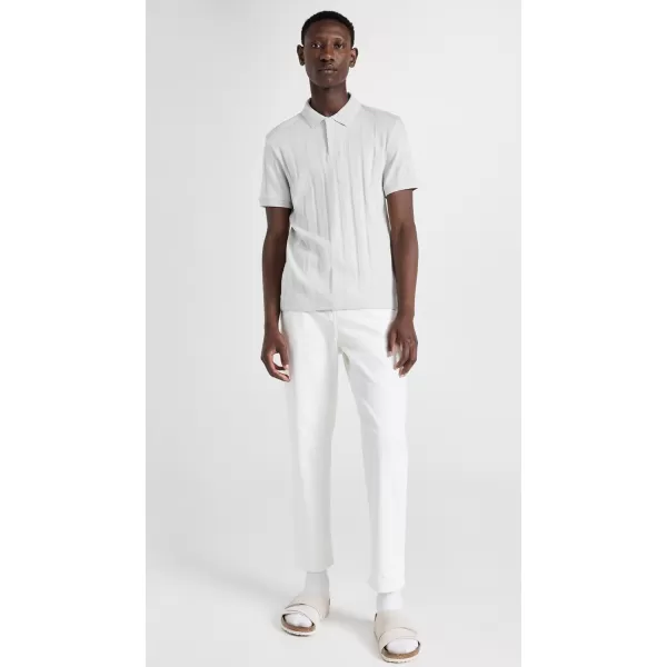 Club Monaco Mens Wide Rib PoloGreyGris