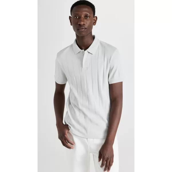 Club Monaco Mens Wide Rib PoloGreyGris