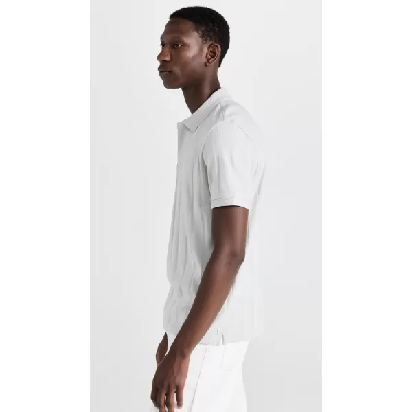 Club Monaco Mens Wide Rib PoloGreyGris