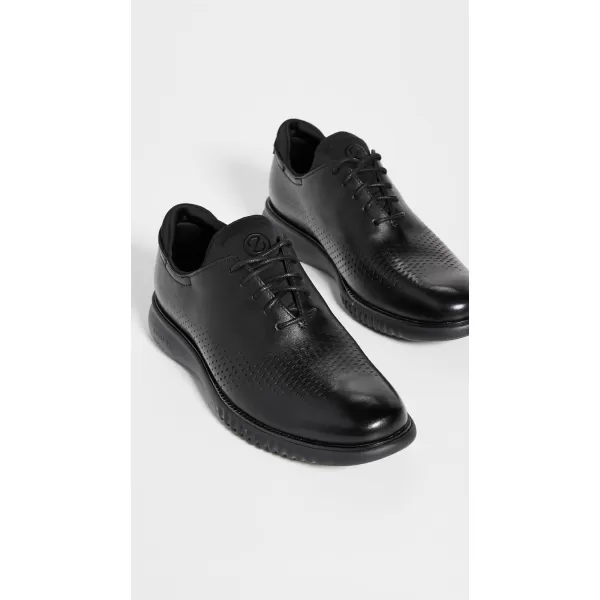 Cole Haan Mens 2Zerogrand Laser Wing OxfordBlack LeatherBlack