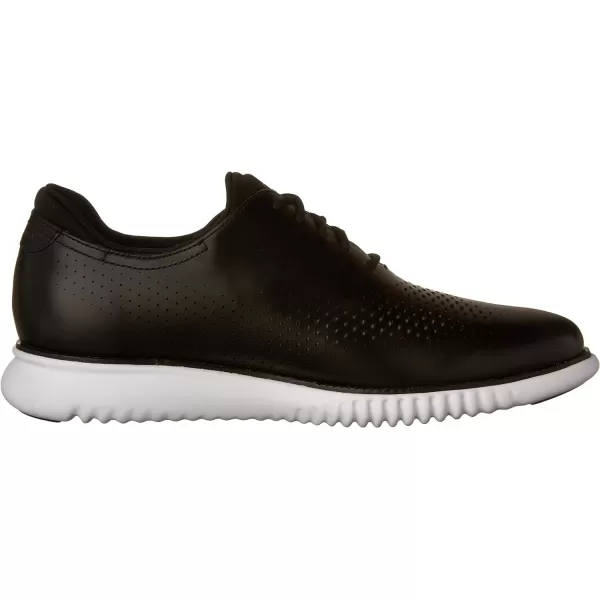 Cole Haan Mens 2Zerogrand Laser Wing OxfordBlack LeatherWhite