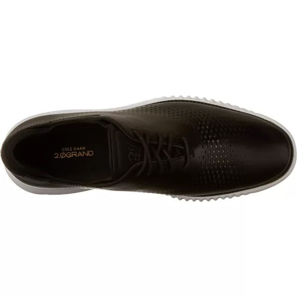 Cole Haan Mens 2Zerogrand Laser Wing OxfordBlack LeatherWhite