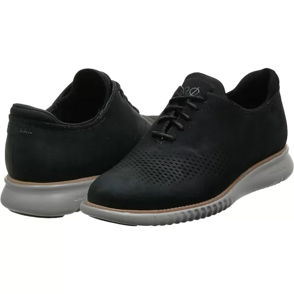 Cole Haan Mens 2Zerogrand Laser Wing OxfordBlack NubuckGray