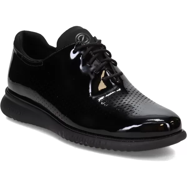 Cole Haan Mens 2Zerogrand Laser Wing OxfordBlack PatentBlack