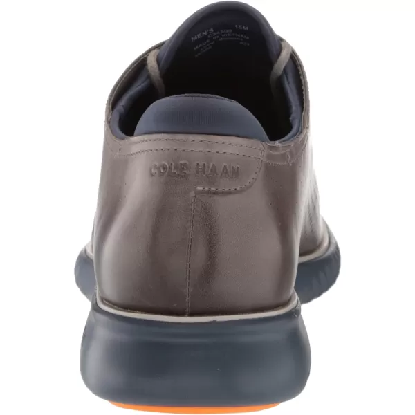 Cole Haan Mens 2Zerogrand Laser Wing OxfordCharcoal GrayBlue Nights