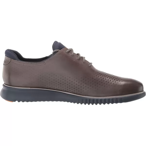 Cole Haan Mens 2Zerogrand Laser Wing OxfordCharcoal GrayBlue Nights