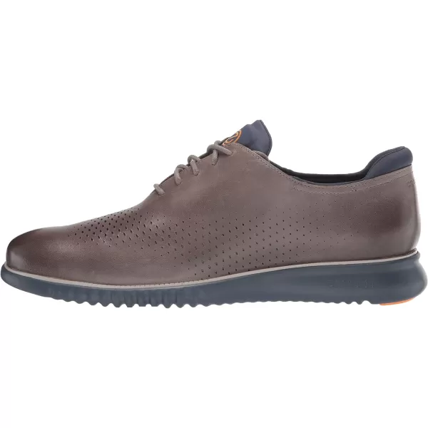 Cole Haan Mens 2Zerogrand Laser Wing OxfordCharcoal GrayBlue Nights