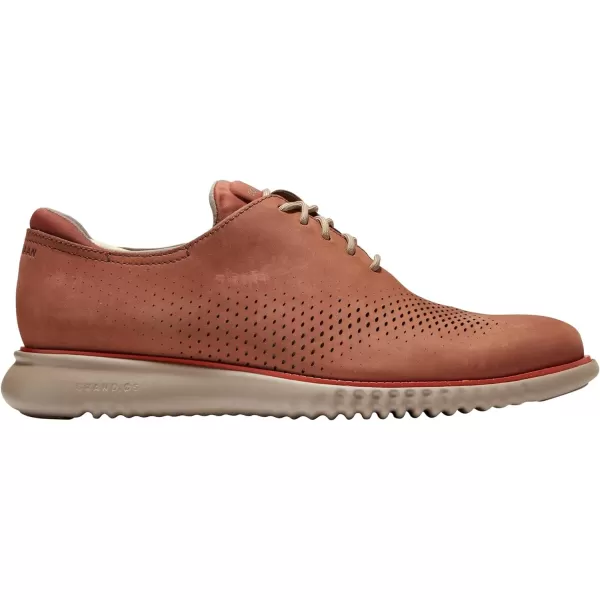 Cole Haan Mens 2Zerogrand Laser Wing OxfordDark Sequoia NubuckIrish CoffeeBurnt Ochre