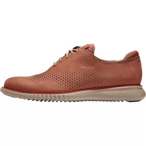 Cole Haan Mens 2Zerogrand Laser Wing OxfordDark Sequoia NubuckIrish CoffeeBurnt Ochre