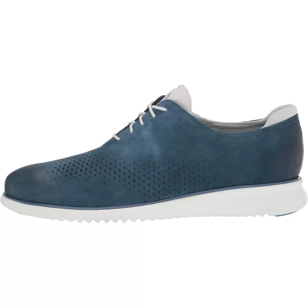 Cole Haan Mens 2Zerogrand Laser Wing OxfordMoonlit Ocean Suede