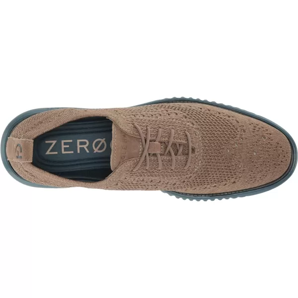 Cole Haan Mens 2Zerogrand Stitchlite OxfordIrish CoffeeNavy BlazerEnsign Blue