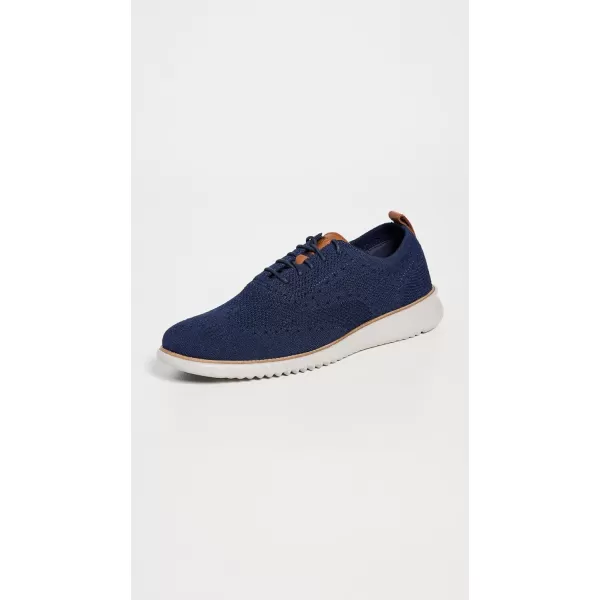 Cole Haan Mens 2Zerogrand Stitchlite OxfordMarine BlueVapor Grey