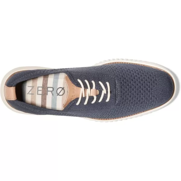 Cole Haan Mens 2Zerogrand Stitchlite OxfordOmbreMarine Blue Twisted Knit