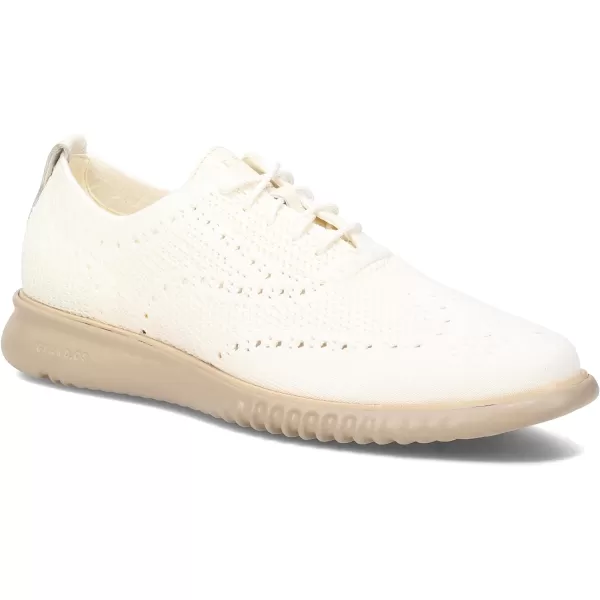 Cole Haan Mens 2Zerogrand Stitchlite OxfordOptic WhiteIvory