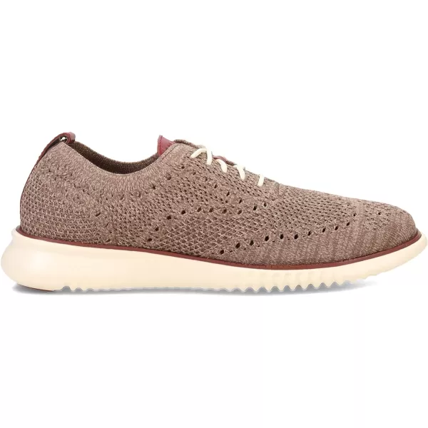 Cole Haan Mens 2Zerogrand Stitchlite OxfordTruffleIvorySyrah