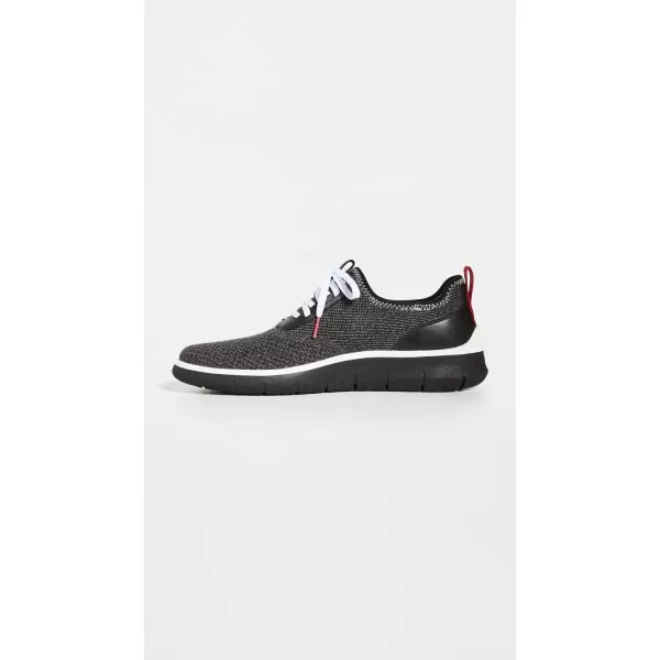 Cole Haan Mens Generation Zerogrand Stitchlite SneakerGray PinstripeBlack KnitBarbados CherryBlack