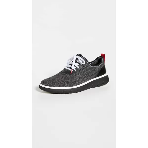 Cole Haan Mens Generation Zerogrand Stitchlite SneakerGray PinstripeBlack KnitBarbados CherryBlack