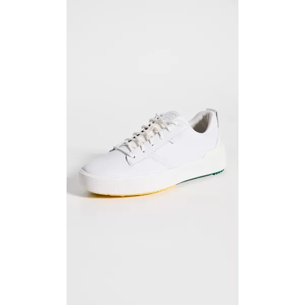 Cole Haan Mens Grand Pro Crew Golf SneakerWhiteAventurine