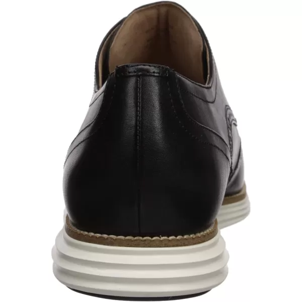 Cole Haan Mens Grand Tour Wing Oxford WoodburyIvory ShoesBlack LeatherWhite