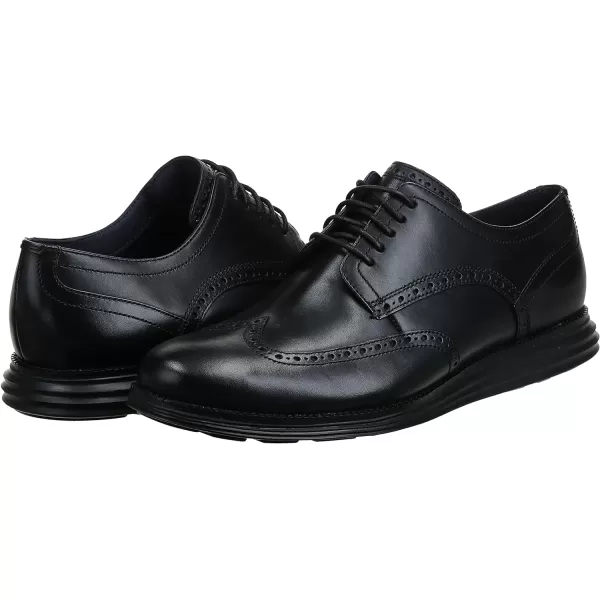 Cole Haan Mens Grand Tour Wing Oxford WoodburyIvory ShoesBlackBlack