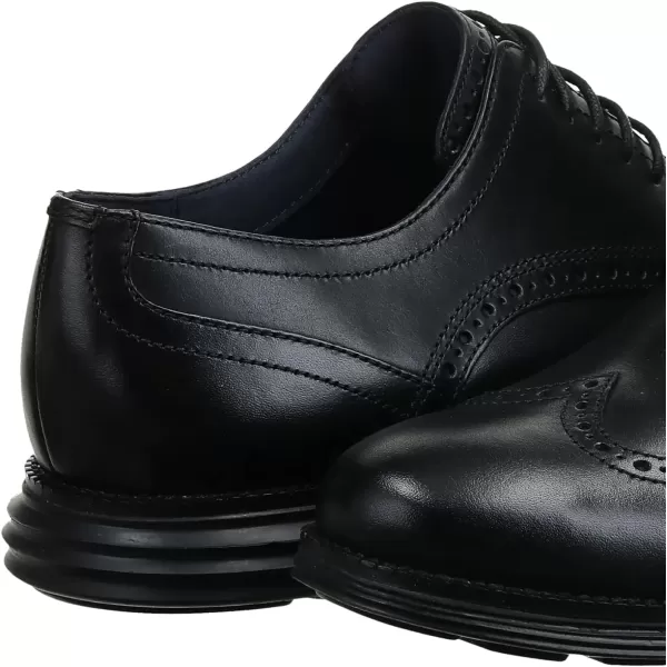 Cole Haan Mens Grand Tour Wing Oxford WoodburyIvory ShoesBlackBlack