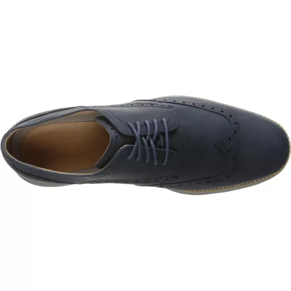 Cole Haan Mens Grand Tour Wing Oxford WoodburyIvory ShoesBlazer BlueIronstone