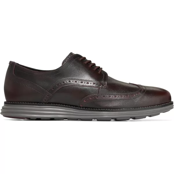 Cole Haan Mens Grand Tour Wing Oxford WoodburyIvory ShoesBloodstone Brush OffTornado