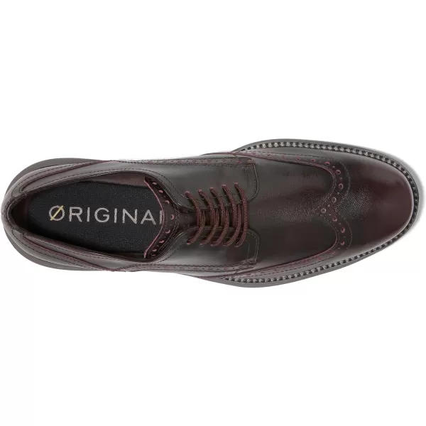 Cole Haan Mens Grand Tour Wing Oxford WoodburyIvory ShoesBloodstone Brush OffTornado