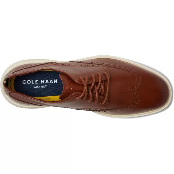 Cole Haan Mens Grand Tour Wing Oxford WoodburyIvory ShoesBritish TanIvory