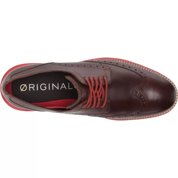 Cole Haan Mens Grand Tour Wing Oxford WoodburyIvory ShoesCh Chestnch ChestnutMolten Lava