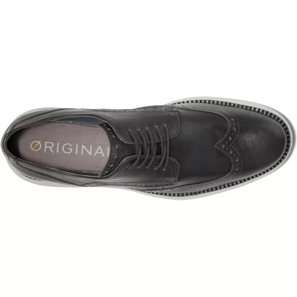 Cole Haan Mens Grand Tour Wing Oxford WoodburyIvory ShoesGrey Pinstripe BrushoffSilver Birch