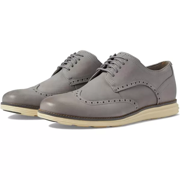 Cole Haan Mens Grand Tour Wing Oxford WoodburyIvory ShoesIronstoneAlabaster