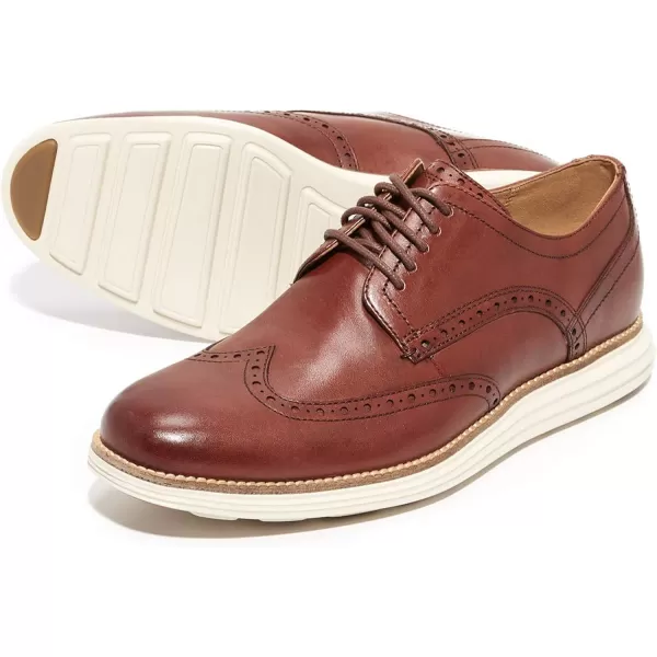 Cole Haan Mens Grand Tour Wing Oxford WoodburyIvory ShoesWoodbury LeatherIvory