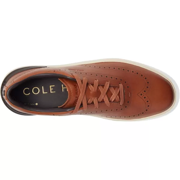 Cole Haan Mens Grandpro Crew Wing Tip SneakerBritish TanBirch